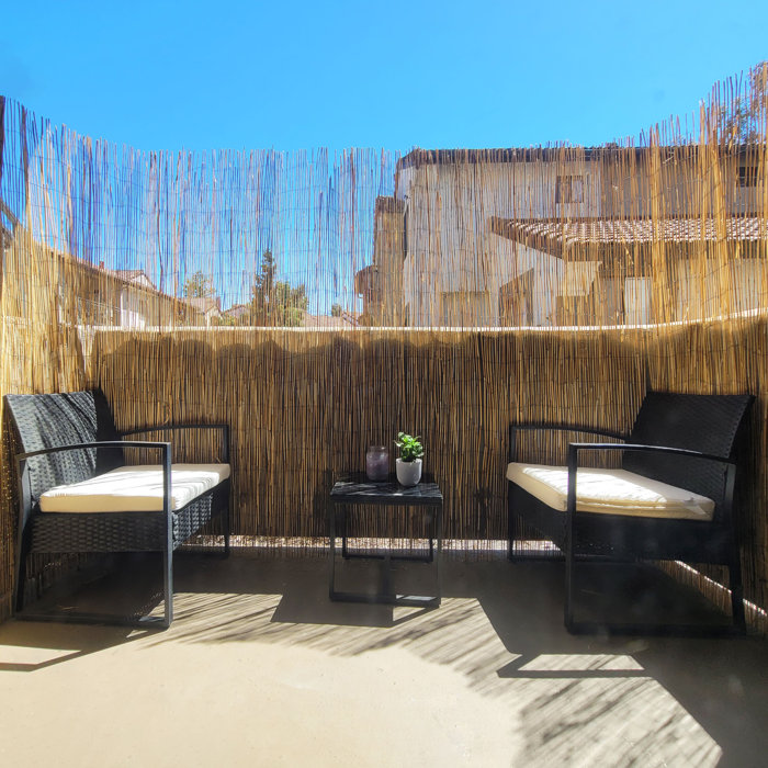 Backyard XScapes 6 ft H x 16 ft W Coffee Reed Fencing Decorative
